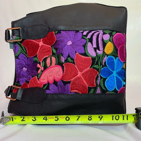 Leather Embroidered Purse - Picture 2 of 6